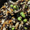 グフィ's cooksnap of when they made あのコンビニ風！？お豆腐とひじきの煮物.