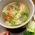 えりこは's cooksnap of when they made 飲むオムレツ！☆卵とトマトのスープ.