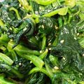 nattsumii's cooksnap of when they made パパが休日に作る『ほうれん草のナムル』.