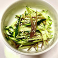 azbjbn's cooksnap of when they made みょうがときゅうりの簡単和え.