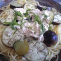 ちょちょいまちょい's cooksnap of when they made ナスとツナの冷製パスタ.