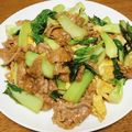 vabochan's cooksnap of when they made 牛肉とチンゲン菜のふわふわ卵炒め.