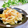 Satoco❋'s cooksnap of when they made ネギとちくわのソウミシャンタン炒め.