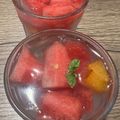 Yokchina's cooksnap of when they made 爽やか♡スイカのごろごろゼリー♪.