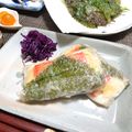 candysarry's cooksnap of when they made もっちりカニカマチーズのライスペーパー巻.