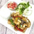 Truman08's cooksnap of when they made 鶏とパプリカのオイスター炒め.