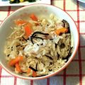 ♪チビひなた♪'s cooksnap of when they made ひじきとしらすの炊き込みごはん✿.