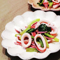 Dellaたん's cooksnap of when they made 簡単✨イカと小松菜のバター炒め.