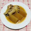 ☆★ひよこ★☆'s cooksnap of when they made 手羽元と大根の甘辛味噌煮　（圧力鍋使用）.