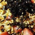monjimari's cooksnap of when they made 韓国海苔のチャーハン.