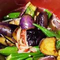 サクラと小太郎's cooksnap of when they made 夏野菜☆なす･オクラとカニカマの酢の物.
