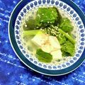 ふたごゆき's cooksnap of when they made 豆腐・小松菜・わかめの中華スープ☆.