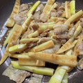 さかまめ's cooksnap of when they made 大名竹と豚肉のやみつき炒め.