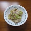 みめい's cooksnap of when they made キャベツ、ネギ、豚のオイスターソース炒め.