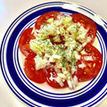 azbjbn's cooksnap of when they made 簡単♪新玉ねぎとトマトのさっぱりサラダ.