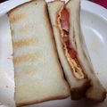 ひな_'s cooksnap of when they made 母の卵サンド☆薄焼き卵のサンドイッチ.
