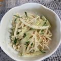 そばかす美人's cooksnap of when they made 胡瓜･新玉ねぎ･カニカマの胡麻マヨサラダ.