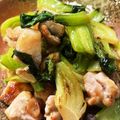 wayco's cooksnap of when they made 鶏肉とチンゲン菜の味噌炒め.