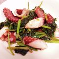 hitomi♪＊'s cooksnap of when they made タコとほうれん草のガーリック炒め.