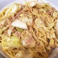 ハナぺちゃです's cooksnap of when they made キャベツとツナの和風パスタ.