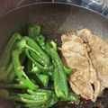 みみふぁん's cooksnap of when they made 止まらんwピーマン豚しゃぶロース生姜焼き.