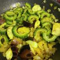 hachi＿miq's cooksnap of when they made ゴーヤのサブジ.