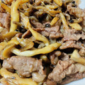 マダム・ズボラーヌ's cooksnap of when they made 舞茸と牛肉のすき焼き風炒め☆お肉柔らか！.