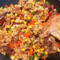 aibongo's cooksnap of when they made ♡フライパンで♪ペッパーランチ風ライス♡.