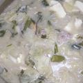 mi_co22's cooksnap of when they made まるごと春キャベツのごま豆乳鍋.