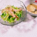 みぽぽ37's cooksnap of when they made 千切りレタスとハムのサラダ.