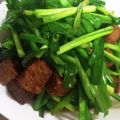 猫田猫侭's cooksnap of when they made 肉にらサイコロステーキ風.