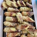 ☆SKRSK☆'s cooksnap of when they made 子供が好きな天ぷら♪チーズ竹輪の磯辺揚げ.