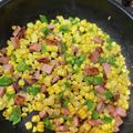 ☆SKRSK☆'s cooksnap of when they made ウインナー・ピーマン・コーンのバター炒め.