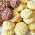 ～ko's cooksnap of when they made メロンパンクッキー.