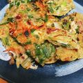しゃおぽん's cooksnap of when they made ニラとイカのチヂミ.