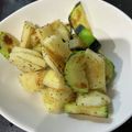 ＭＩ−ＳＡＮ's cooksnap of when they made じゃがいもとズッキーニのバジル炒め.