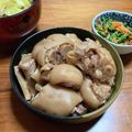 うめ食堂's cooksnap of when they made てびち煮(豚足の煮もの）.