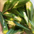 緑の人魚's cooksnap of when they made 簡単一品☆茹でオクラのゆずこしょう和え.