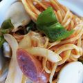 チーズナッツ's cooksnap of when they made ママのナポリタン.