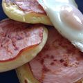 さぁ★たぁ★'s cooksnap of when they made ハムとチーズのパンケーキ✿朝ごはんに～♪.