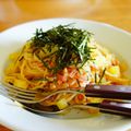 せつぶんひじき's cooksnap of when they made 納豆とベーコンのスパゲティ.