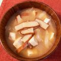 caruga's cooksnap of when they made 大好き♡さつま揚げのお味噌汁.