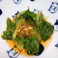 クックJOEさん's cooksnap of when they made 電子レンジで簡単サニーレタスのお浸し.