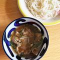 柴犬シバコ's cooksnap of when they made 豚バラと水菜のつけそば（ひやむぎ）.