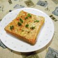 ＠迷子＠'s cooksnap of when they made 簡単朝ごはん！はんぺんと明太子のトースト.