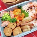 ハッピーまるしぇ's cooksnap of when they made 焼豚とじゃがいものバター醤油☆お弁当にも.