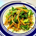 azbjbn's cooksnap of when they made にんじんとピーマンの簡単★塩きんぴら.