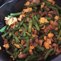 MAYUSHIZU's cooksnap of when they made 簡単で美味しい豚こまといんげんの玉子炒め.