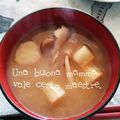 ひトみ's cooksnap of when they made いつかあなたと　炒めしめじと麩の味噌汁.