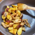ちびつね's cooksnap of when they made さつまいもとレンコンの甘辛和え.